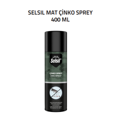 SESİL MAT ÇİNKO SPREY - SELSİL (400ml) (K-24)